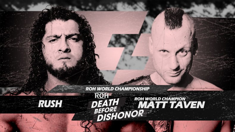 ring of honor death dishonor rush taven