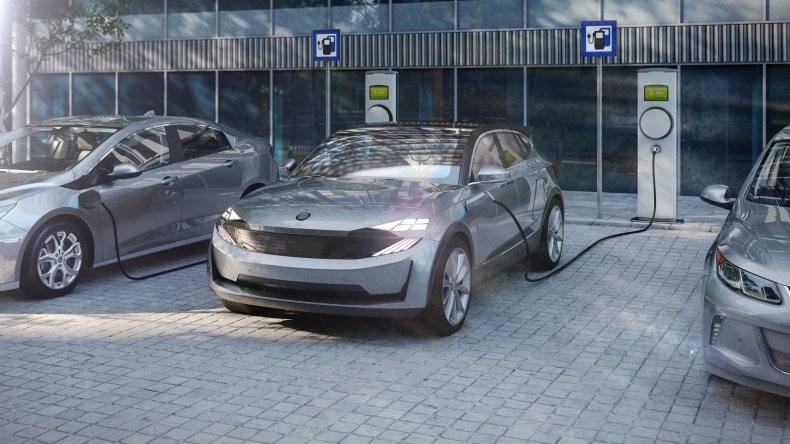 electric car charging station