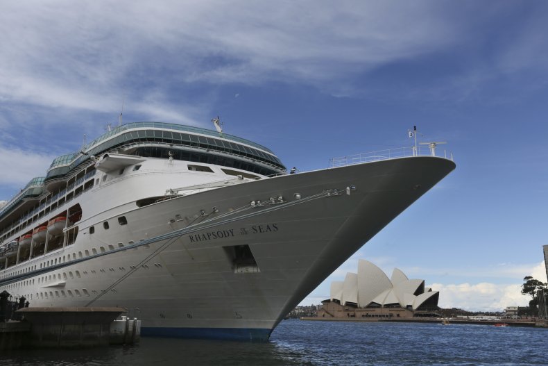cruise ship Royal Caribbean rhapsody seas overboard