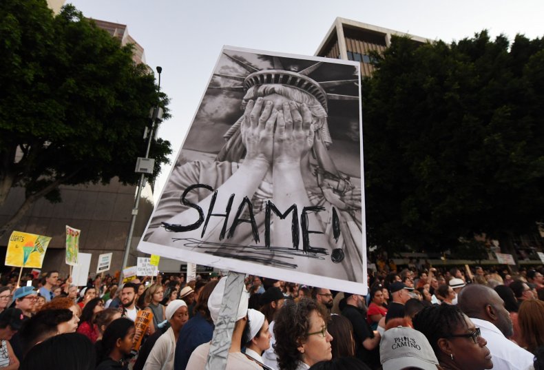 Immigration protest