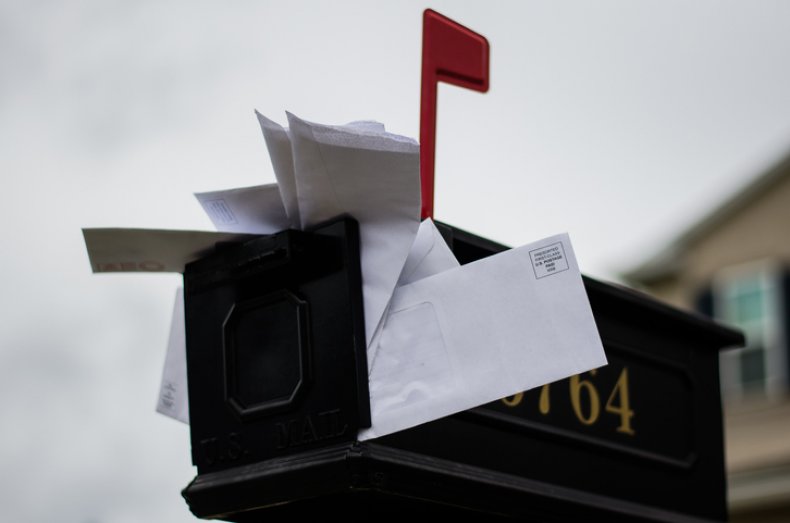 Mailbox overflowing with mail