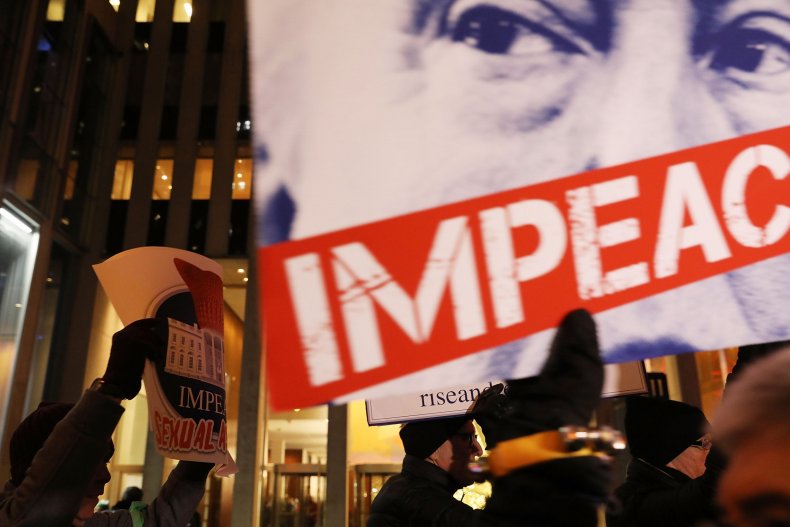 Protesters Demand Impeachment Over Sexual Assault Allegations