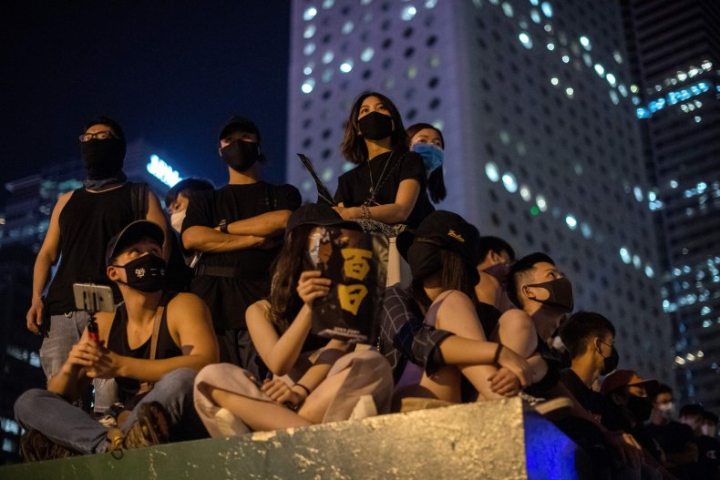 Hong Kong protesters