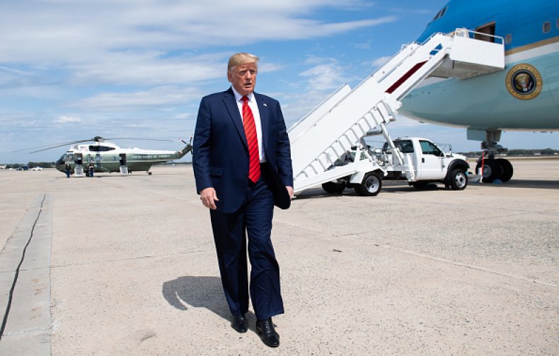 donald trump air force one andrews base