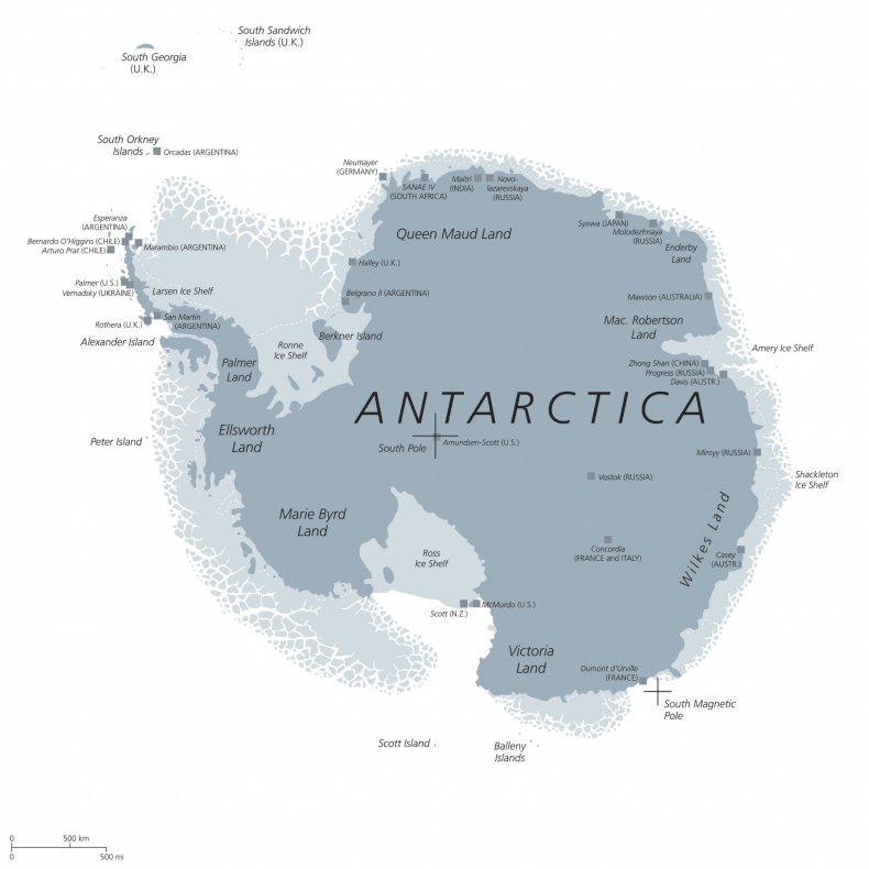 antarctica map
