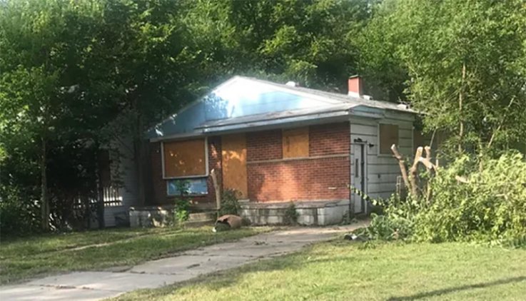 Demolished house belonging to Sherry Gay-Dagnogo Demolished house belonging to Sherry Gay-Dagnogo