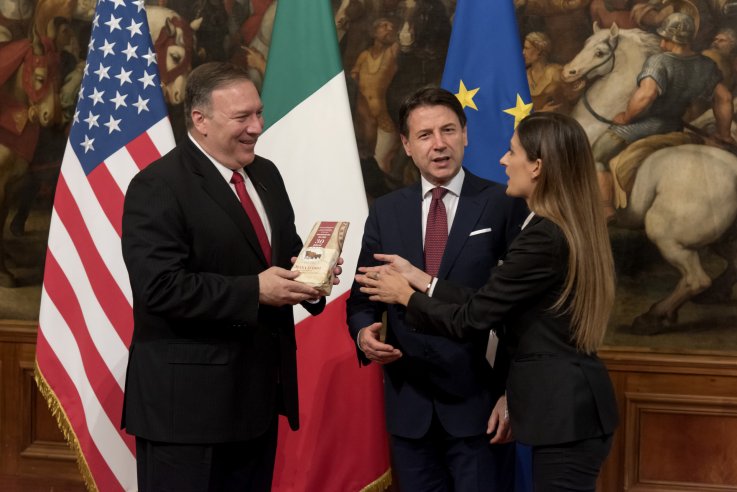 Pompeo Accepts Cheese Pompeo Accepts Cheese