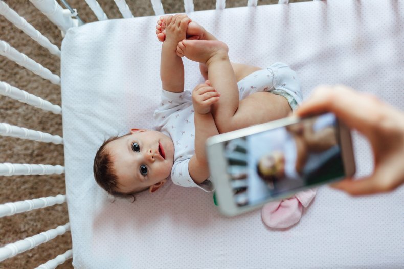 baby, mother, crib, photo, parent, stock, getty