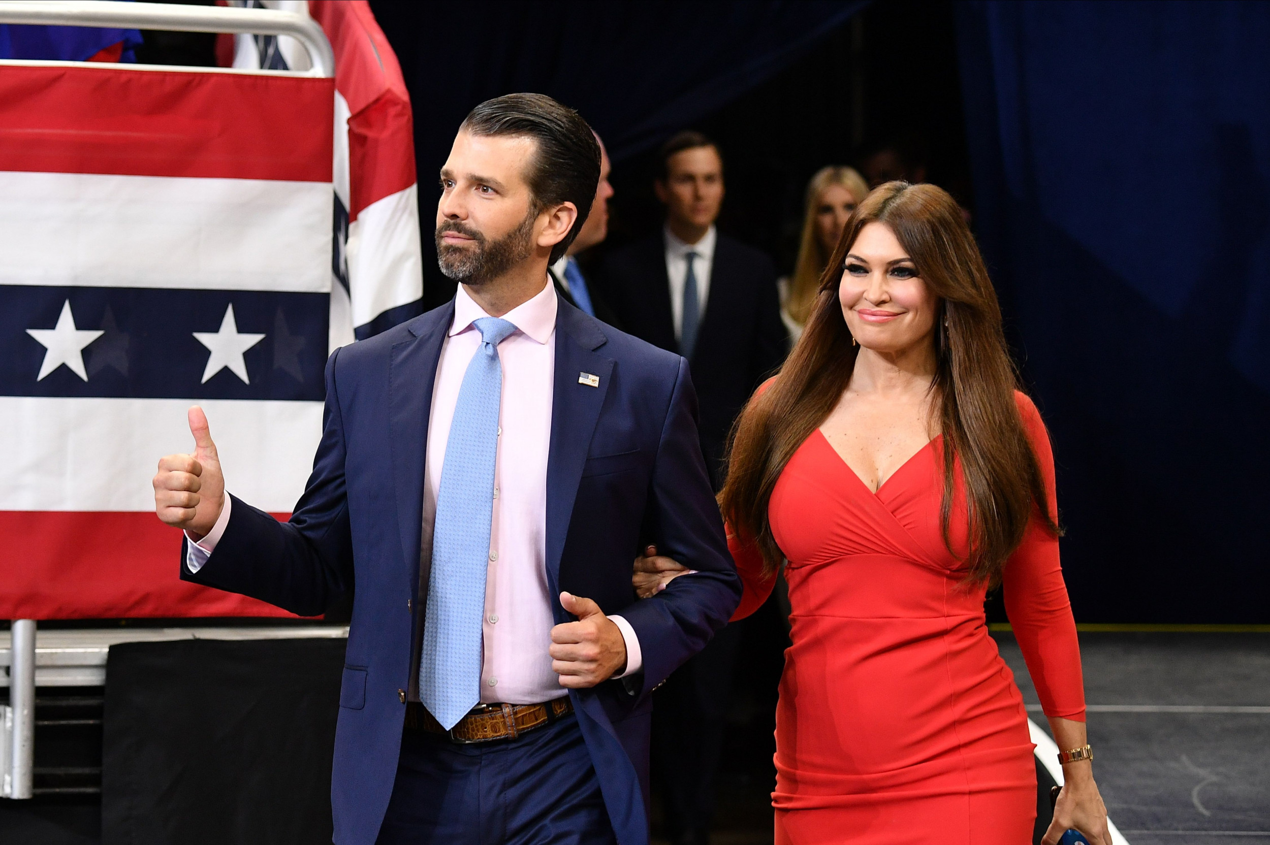 Donald Trump Jr Kimberly Guilfoyle Visit Sparks Divide In University Donald Trump Jr Kimberly Guilfoyle Visit Sparks Divide In University