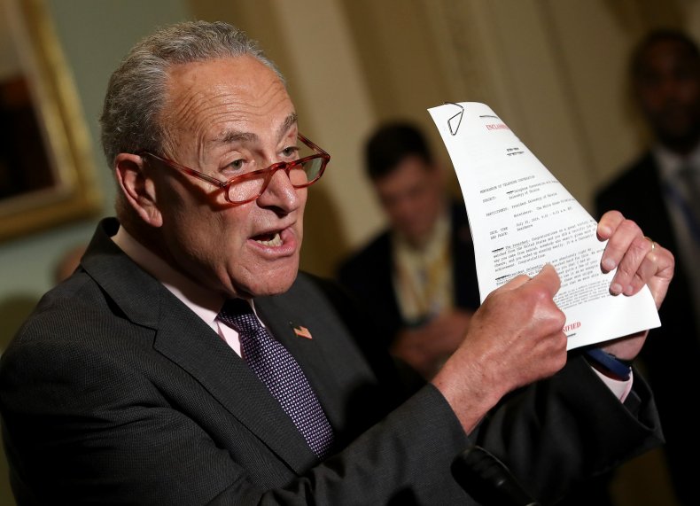 schumer, trump impeachment