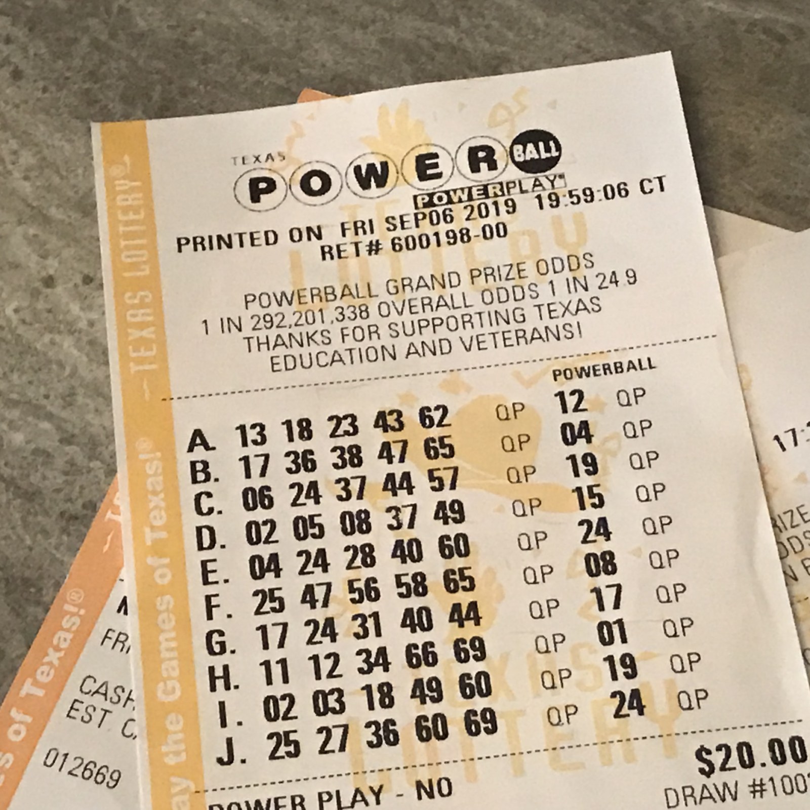 Powerball Numbers for 03/11/23, Saturday Jackpot Was $45 Million