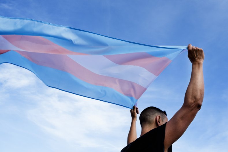 trans, transgender, LGBT, flag, stock, getty,