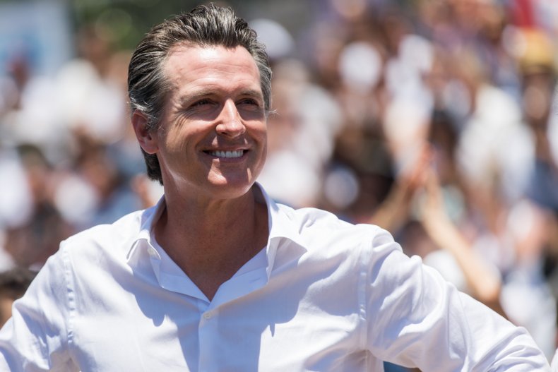 California Governor Gavin Newsom