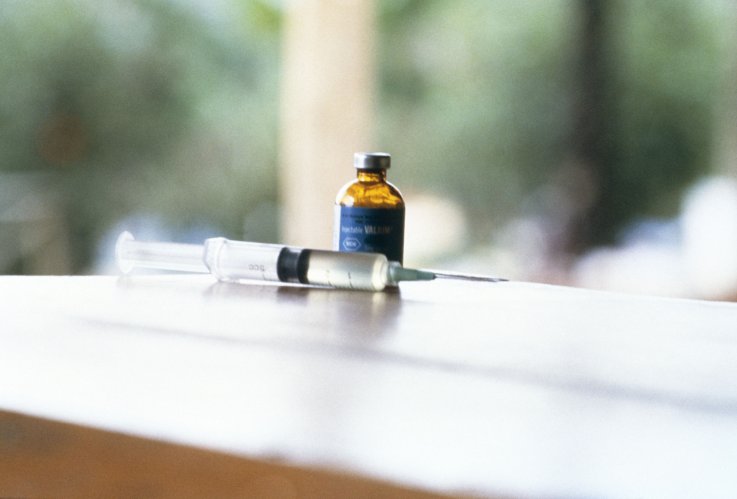 File photo of a vial and syringe