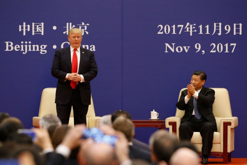 Donald Trump and Xi Jinping