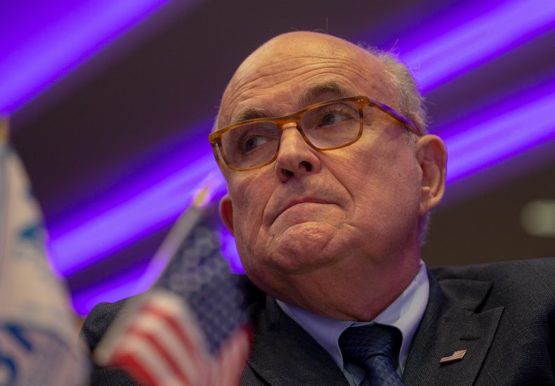 Giuliani Speaks at Conference