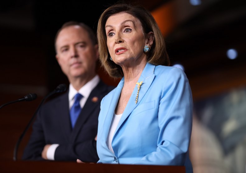 Nancy Pelosi and Adam Schiff