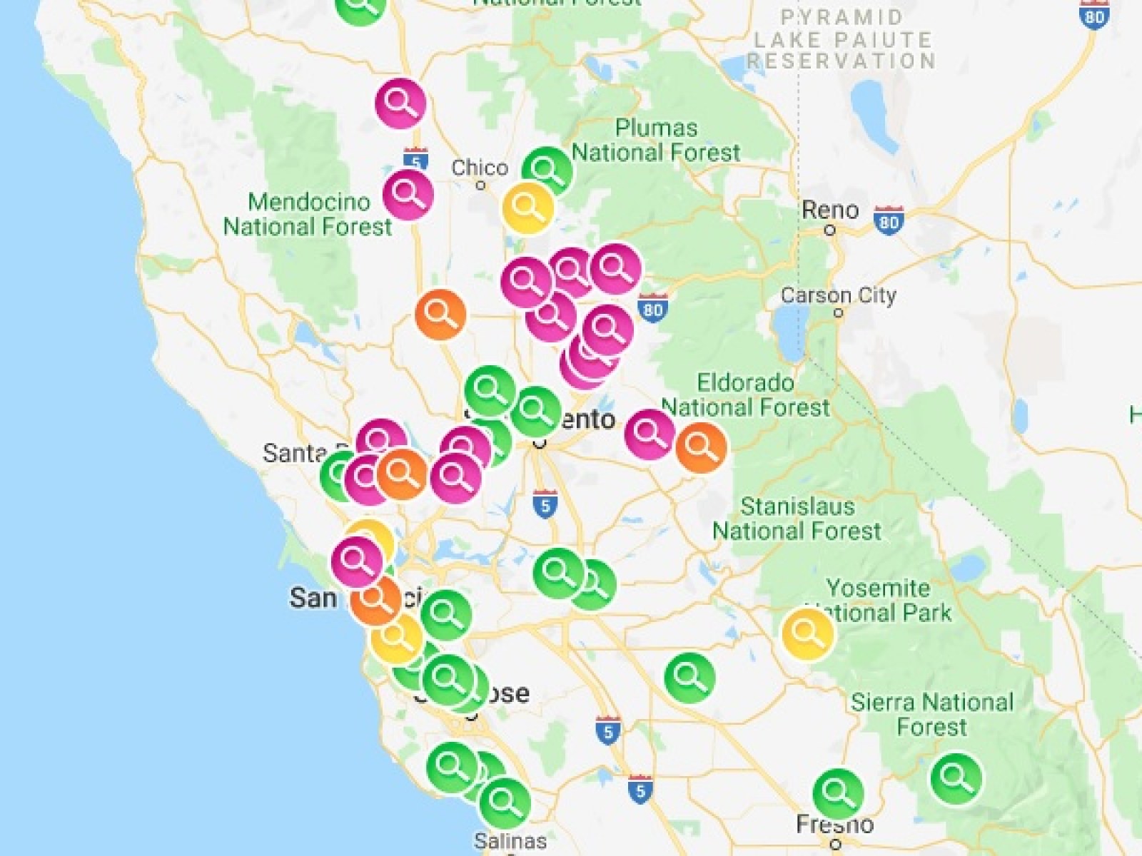 pg&e power outage update, shutoff map as more than 800,000