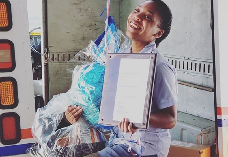 USPS mail carrier Chyanne Thomas