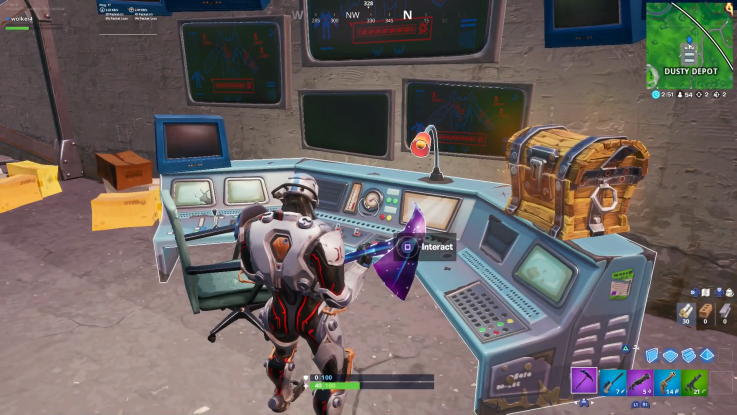 fortnite white scientist console fortnite white scientist console