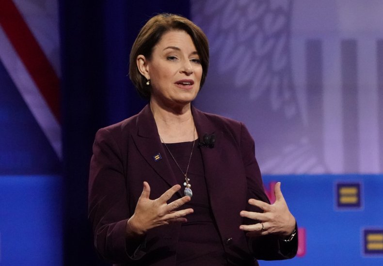 amy klobuchar, democrat, town hall, LGBTQ