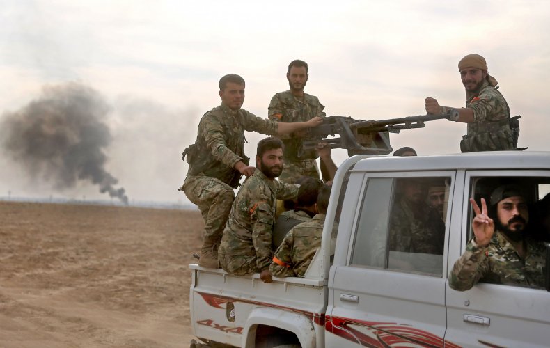 syria rebels turkey border kurds conflict