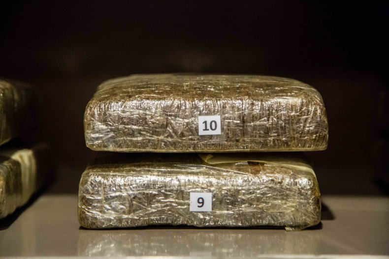 confiscated marijuana