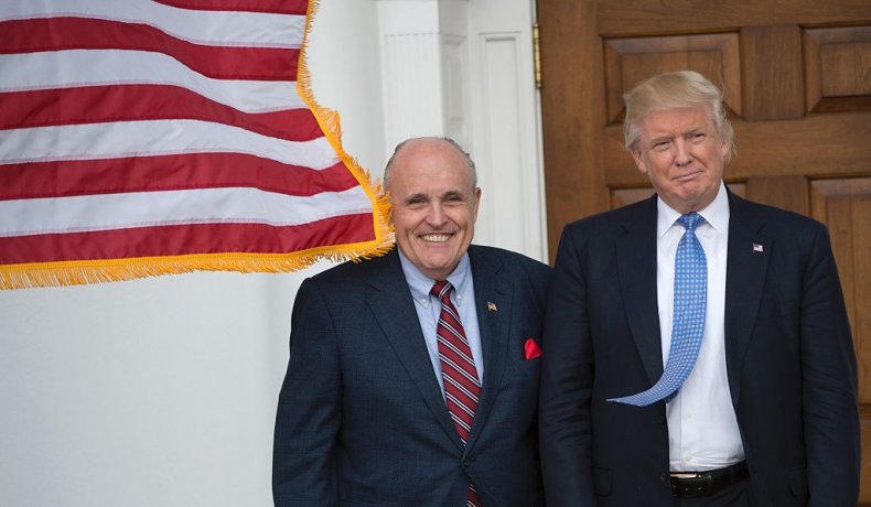 Rudy Giuliani and Donald Trump