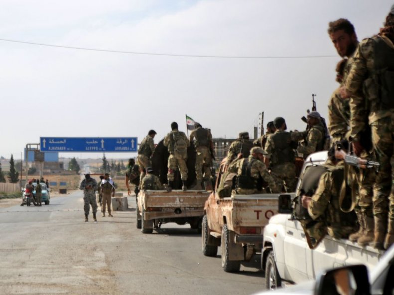 Turkish-backed Syrian Fighters