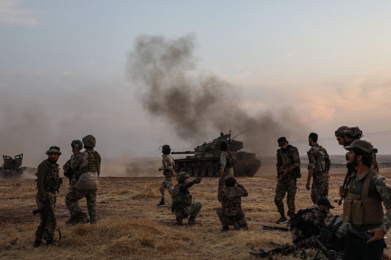 syria rebels turkey war border kurds