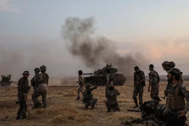 syria rebelles turque guerre frontière kurds