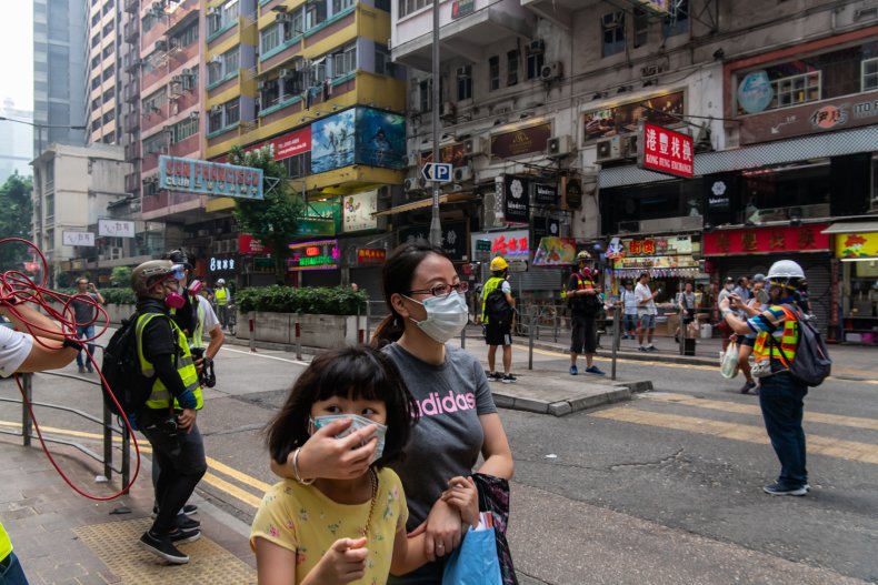 Hong Kong, police, arrest, children, democracy
