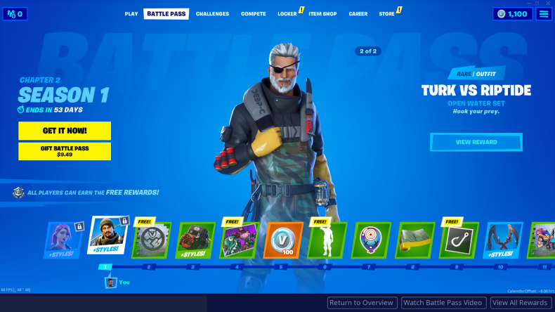 Fortnite chapter 2 season 1 battle pass Fortnite chapter 2 season 1 battle pass