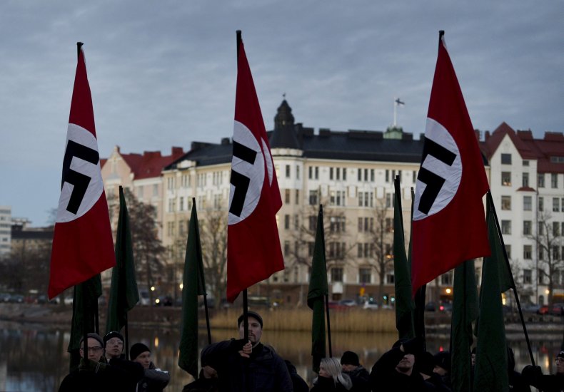 nazi flags