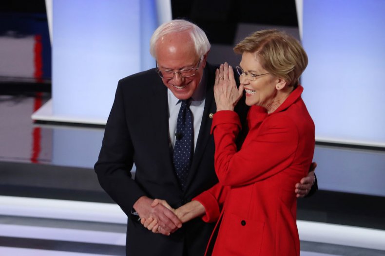 Bernie Sanders and Elizabeth Warren