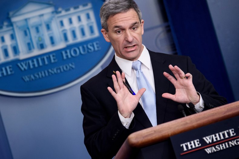 Ken Cuccinelli Acting Head Citizenship and ImmigrationServices