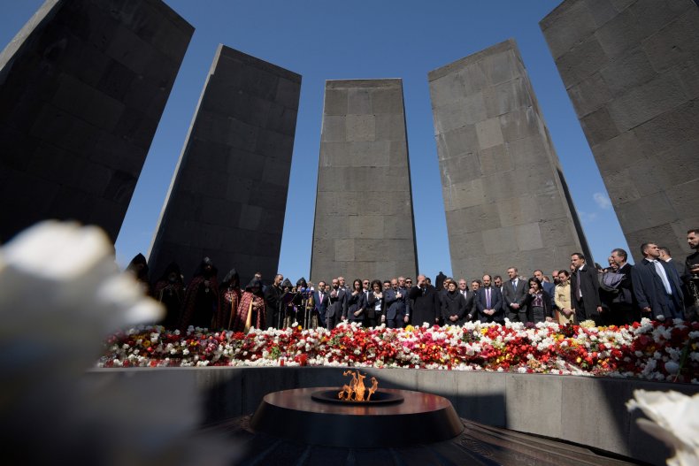 armenian genocide memorial yerevan ottoman empire