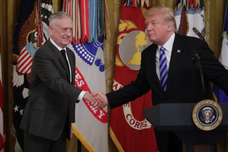 mattis and trump