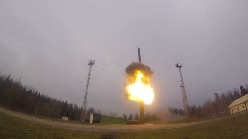 russia nuclear capable icbm missile drill yars