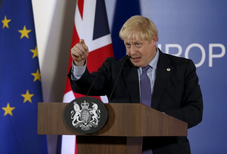 Boris Johnson UK PM EU