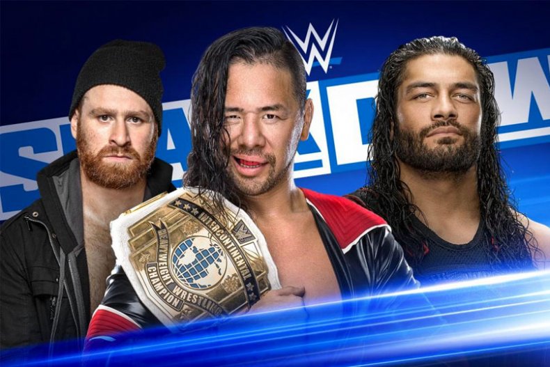 wwe smackdown shinsuke nakamura vs roman reigns