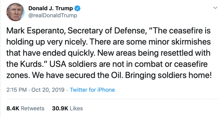 Trump tweet