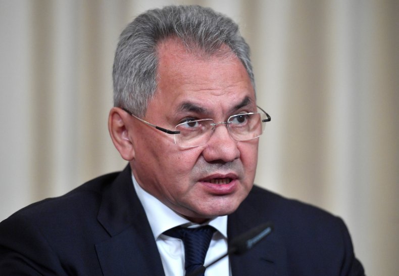 Russian Defence Minister Sergei Shoigu
