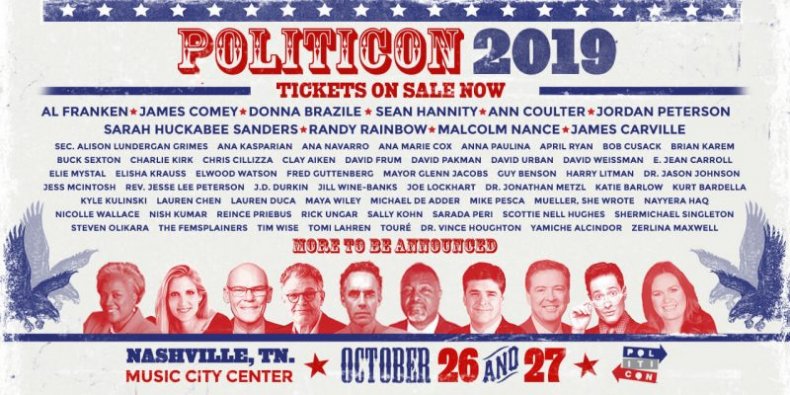 Politicon Lineup 2019