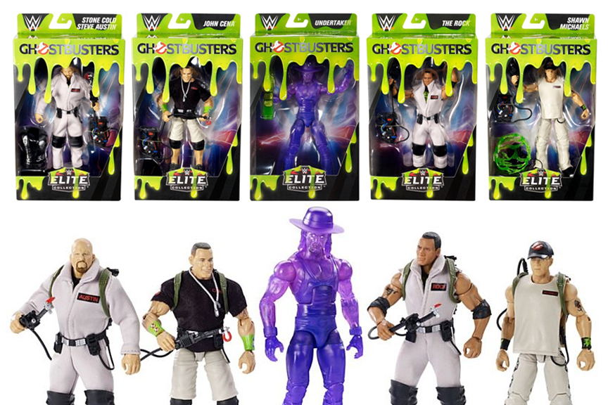 38 Mattel WWE Elite Collection Ghostbusters Undertaker Walmart Exclusives Chase 