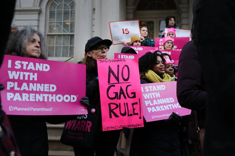 trump administration Title X gag rule funding