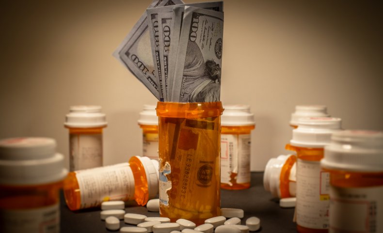 money in pill bottles