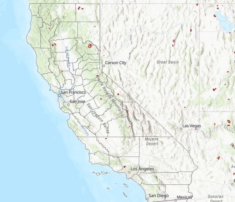 california fire map cal fire