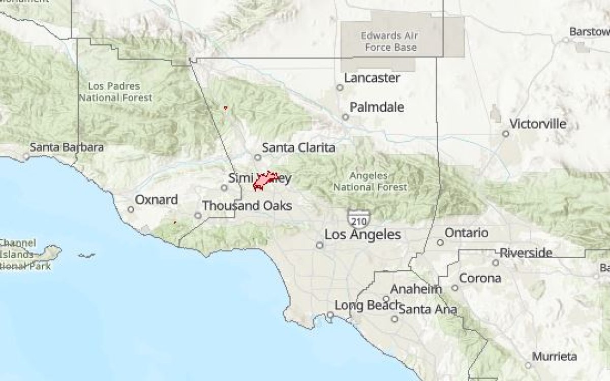 California Wildfire Map Where Kincade Fire, Waterman Canyon Fire