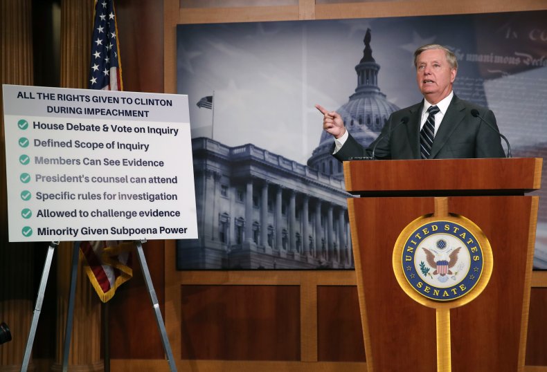 Graham resolution house impeachment inquiry